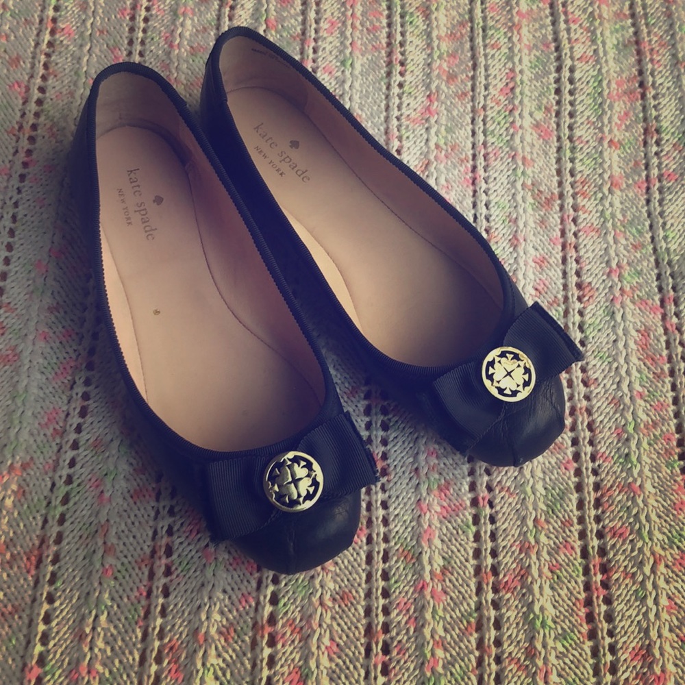 Kate Spade Navy Blue Flats